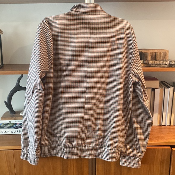 TOPMAN LIGHT BOMBER JACKET CHECKERED - Picture 2 of 3